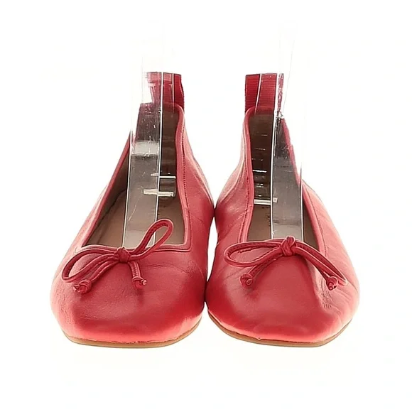 Cole Haan Red Leather Ballet Flats - Picture 1 of 5
